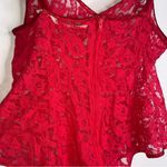 Victoria's Secret Vintage Victoria’s Secret M Red Lace Teddy/‎ Bodysuit 1995 CPB52 Photo 5