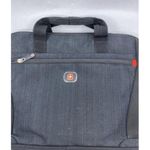 swiss gear black navy nylon cross body bag Photo 4