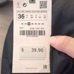 ZARA  high rise coated black jeans size 4 Photo 7