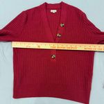 Pilcro  Red Cropped Sweater XL Photo 5