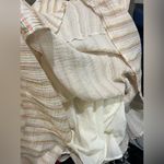 Aerie  Cotton‎ Spaghetti Strap Multi Colored Striped Midi Dress Large Photo 11