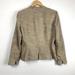 Lafayette 148 New York Neutral Linen Blend Blazer Photo 4