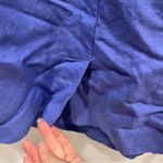 Cute vintage 90’s periwinkle linen blend square neck sheath mini dress Blue Size L Photo 4