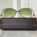 Roberto Cavalli RC 526S 72F 60 Peonia Pink Frame Green Lens Butterfly Sunglasses Photo 4