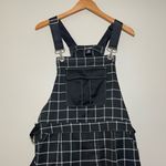 Hot Topic  Grid Print Overall Shorts Photo 2