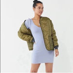 Urban Outfitters  | UO | Puff Sleeve Thea Sweaterknit Mini Dress Sky Blue Size M Photo 4