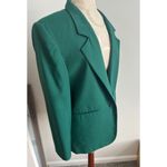 Counterparts Vintage Petites Women’s Green Blazer Size 10 Photo 1
