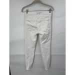 Veronica Beard Debbie Ankle Skinny Jeans 26 High Rise Button Fly White Preppy Photo 1