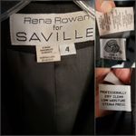 Rena Rowan Saville Wool Blazer Size 4 Velvet Collar Gray 4 Button Hour Glass Photo 7