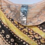 Go Couture  Nordstrom Women's Crew Neck Camel Printed Blouse  Sz M Photo 5