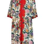Evelyn Pearson Vintage 1960s Floral Print House Dress Size M Photo 0
