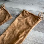 Shop The Mint Over the Knee Boots Block heel 8 brown Photo 7