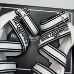 Karl Lagerfeld PARIS Women's Careliz Strappy Sandals- Size 7.5- Bright White Photo 10