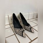Marc Fisher Tuscany 2 Black Multi Snake Pointed Toe Pumps Photo 2