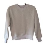 Everlane Renew Fleece Sherpa Crewneck Raglan Sweatshirt Bone Off White Photo 0