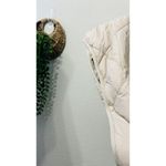 Free People NEW  Chill Out Packable Puffer Poncho Scarf Jacket in Ivory One Size Photo 9