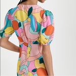 STAUD  Mini Dress in Citrus Kaleidoscope NWT Photo 4