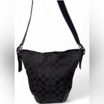 Coach  Vintage Y2K Black Signature Logo Bucket Soho Hobo Duffle Bag Satchel Purse Photo 1