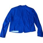 Rachel Zoe Royal Blue Linen Blend Blazer Jacket Women’s Size Large Photo 2
