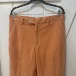 Levi's  Premium Math Club Flare Pants 32 Orange Corduroy High Rise School Funky Photo 1