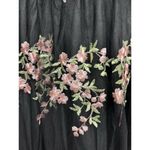 JJ's House  Midi Dress Gown Large Black Lace Tulle Embroidered Fairy Whimsigoth Photo 10