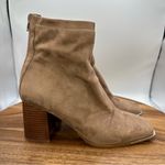 Steve Madden Nourish Faux Suede Square Toe Ankle Boots Block Heel Women's 9.5M Photo 0