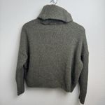 Ralph Lauren Lauren  Aron Cable Knit Turtleneck Wool Blend Sweater Olive Green M Photo 2