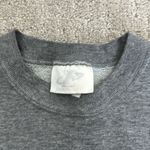 VTG LA Lakers grey gray sweatshirt embroidered logo hoodie pull over purple Photo 2