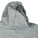 VICI Small Hooded Sweatshirt Hoodie Dolman Sleeve Step Hem Sparkly Gray Stretch Photo 5