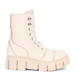ALOHAS Can Can Leather Lace up Boot in Beige EU 36/US 6 Photo 0