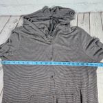 Eileen Fisher Striped Button Front Linen Hoodie Cardigan Women's Size M Photo 7
