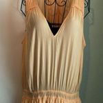 Ramy Brook Kiara Smocked Mini Dress tangerine L Photo 10