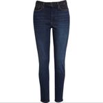 frame denim Frame Le One Skinny Teller Jean in Two Tone Wash Blue Dark Gray Denim Size 2 NWT Photo 6
