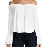 Free People NWT March To The Beat Off the shoulder Top S Photo 0