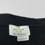 Kate Spade  Cardigan Black Small Wool Angora Blend Retro Glam Preppy Luxury Photo 2