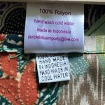 🧡NWOT🧡 1 OF A KIND BOHO HIPPIE LONG HANDMADE PATCHWORK SKIRT 15” WAIST COTTON Green Size undefined Photo 10