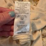 Free People Cream Crisscross Long Sleeve Sweater Dress Tunic Top S Small Linen Photo 8