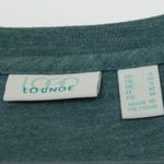 LOGO By Lori Goldstein LOGO Lounge by Lori Goldstein Womens V Neck Asymmetric Midi Dress Size S Green Photo 5