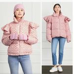 Hill House  Pink Floral Puffer Jacket Photo 1