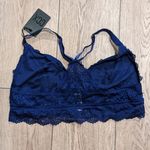 🆕‎ City Chic CCX Plus 18 Cobalt Blue Lace Racerback Bralette Bra NWT Size 2X Photo 8