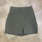Nordstrom Olive High-Waisted Shorts Photo 0