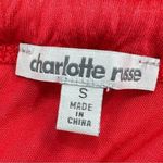 Charlotte Russe  Tie Neck Halter Maxi Dress Coral Orange Small Sleeveless Photo 10