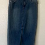Marc New York Women's Blue long Denim Skirt  Size 16 Photo 0
