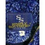 Simply Southern Quarter Zip Sherpa Pullover Sweatshirt Womens S Coastal Casual Photo 3