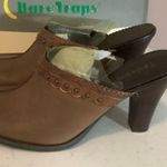 Bare traps womens 10 experts distressed leather studded western boho heel clogs Photo 4