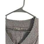 Absolutely Famous Plus Size 2X Ribbed V Neck Gray Sweater Winter Preppy Coquette Photo 4