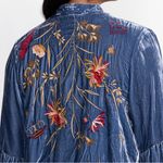 Johnny Was Aria tonal heavily embroidered velvet jacket NWT Photo 14