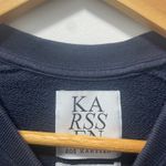 Zoe Karssen Navy Rebel Rebel sweatshirt size medium washed and ready to ship great condition very rare Multiple Photo 3