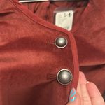 Free People NWT Becky Jacket in garnet grotto color size small Photo 8
