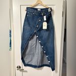 Gap x Cult Gaia Asymmetrical Denim Skirt NWT Photo 4
